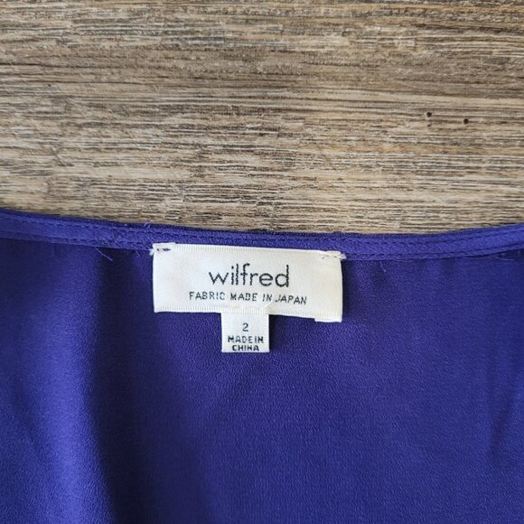 WILFRED | Aritzia Vignette Dress w/ Silk | Sz. 2 - Picture 8 of 9